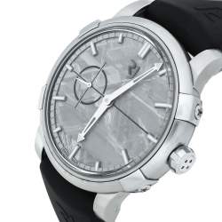 Romain Jerome 1696 Heavy Metal Meteorite Stainless Steel Rubber Moon DNA 1969 RJ.M.AU.00.03 Men's Wristwatch 43 mm