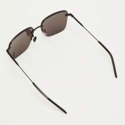 Pre Owned نظارة شمسية كاساندرا مربعة سان لوران سوداء SL 312M