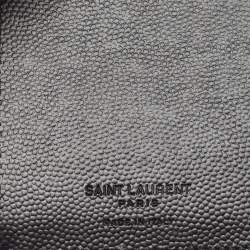Saint Laurent Black Leather Bifold Card Case