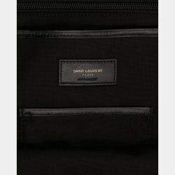 Saint Laurent Nero/Argento Nylon Backpack