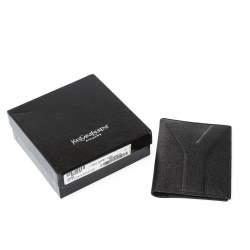 Saint Laurent Paris Black Leather Bifold Wallet