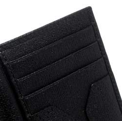 Saint Laurent Paris Black Leather Bifold Wallet