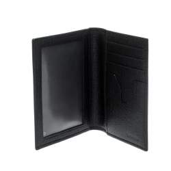 Saint Laurent Paris Black Leather Bifold Wallet