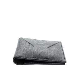 Saint Laurent Paris Black Leather Bifold Wallet