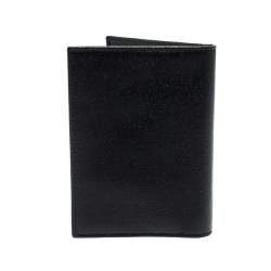 Saint Laurent Paris Black Leather Bifold Wallet