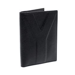 Saint Laurent Paris Black Leather Bifold Wallet