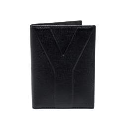 Saint Laurent Paris Black Leather Bifold Wallet