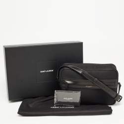 Saint Laurent Black Nylon Camp Camera Bag