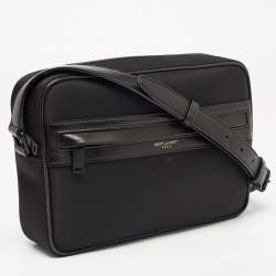 Saint Laurent Black Nylon Camp Camera Bag