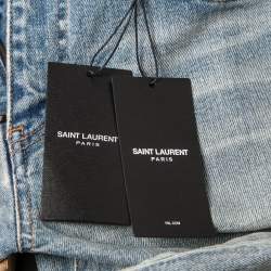 Pre Owned Saint Laurent Blue Denim Skinny Jeans L