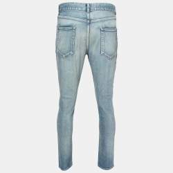 Pre Owned Saint Laurent Blue Denim Skinny Jeans L