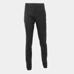 Saint Laurent Black Wool Tailored Pants L