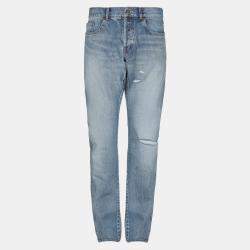 Pre Owned Saint Laurent Cotton Jeans 32