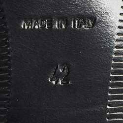 مملوكة مسبقًا حذاء لوفرز بني جلد بيج/أسود سان لوران مقاس 42