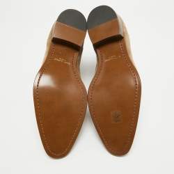 Saint Laurent Brown Suede Ankle Length Chelsea Boots Size 45