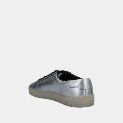 Saint Laurent Leather Low Top Sneakers 42