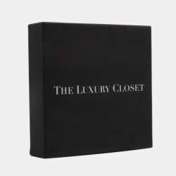 Saint Laurent Black Leather Buckle Slim Belt 90 CM