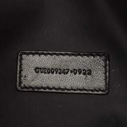 Saint Laurent Black Leather Grooming Case