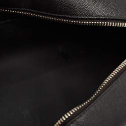 Saint Laurent Black Leather Grooming Case