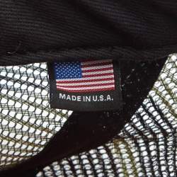 Pre Owned Saint Laurent Red Cotton Yeah Baby Trucker Cap