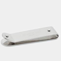 Pre Owned Saint Laurent Silver Tone Money Clip