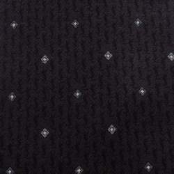 Yves Saint Laurent Paris Vintage Grey Motif Print Silk Tie