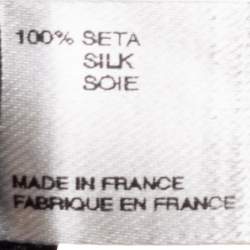 Pre Owned Saint Laurent Paris Black Silk Skinny Tie