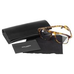 Saint Laurent Brown Tortoise SL 158 Mirror Wayfarer Sunglasses