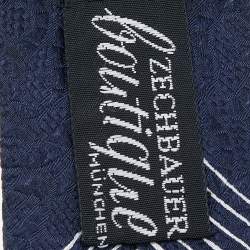 Pre Owned Yves Saint Laurent Vintage Multicolor Printed Silk Traditional Tie