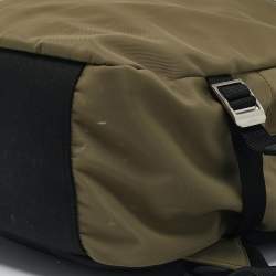 Saint Laurent Army Green/Black Nylon Backpack