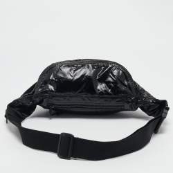 Saint Laurent Black Nylon Logo Belt Bag