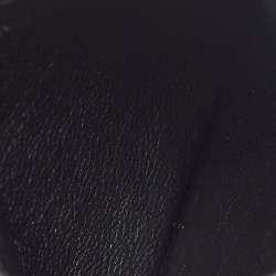 Saint Laurent Black Leather Monogram Card Case