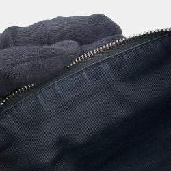 Pre Owned Saint Laurent Paris Crossbody Bag Black Canvas