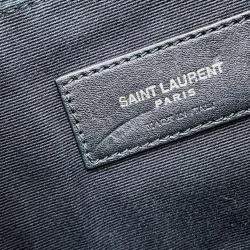 Pre Owned Saint Laurent Paris Crossbody Bag Black Canvas