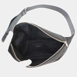 Pre Owned Saint Laurent Paris Crossbody Bag Black Canvas