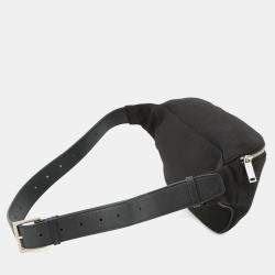 Pre Owned Saint Laurent Paris Crossbody Bag Black Canvas