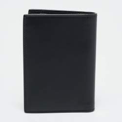 Pre Owned محفظة سان لوران جلد بني كساندر صغير شرق/غرب بطيتين