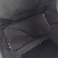 مملوكة مسبقًا حقيبة باكت سان لوران باريس ريف غوش قماش أبيض وأسود 