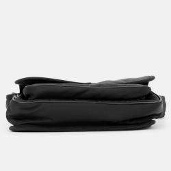 Pre Owned Saint Laurent Paris Niki Small Shoulder Bag Black Nylon Size Small