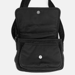 Pre Owned Saint Laurent Paris Niki Small Shoulder Bag Black Nylon Size Small