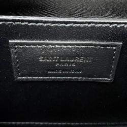 Pre Owned Saint Laurent Paris Niki Small Shoulder Bag Black Nylon Size Small
