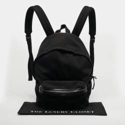 مملوكة مسبقًا Saint Laurent Classic Black Canvas Backpack