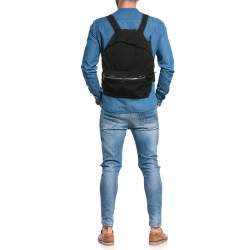 مملوكة مسبقًا Saint Laurent Classic Black Canvas Backpack