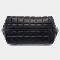 Pre Owned حقيبة كروس سان لوران باريس لو توك جلد أسود