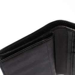 Saint Laurent Paris Black Patent Leather Bifold Wallet