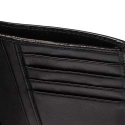 Saint Laurent Paris Black Patent Leather Bifold Wallet