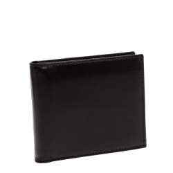 Saint Laurent Dark Chocolate Leather Bifold Wallet