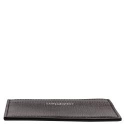 Saint Laurent Paris Black Leather Card Case