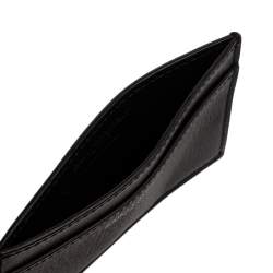 Saint Laurent Paris Black Leather Card Case
