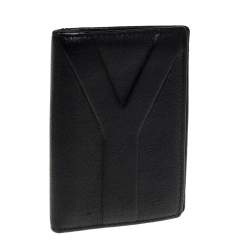 Saint Laurent Black Leather Bifold Wallet